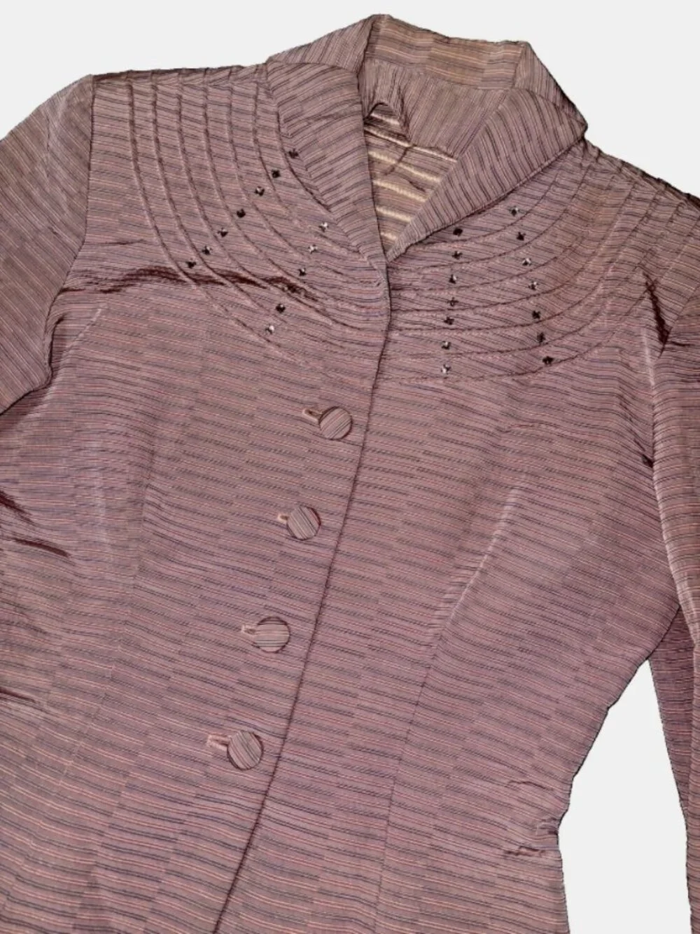 🌸 Glamorous Vintage Late 1940s Dusty Pink New Look Skirt Suit 🌸